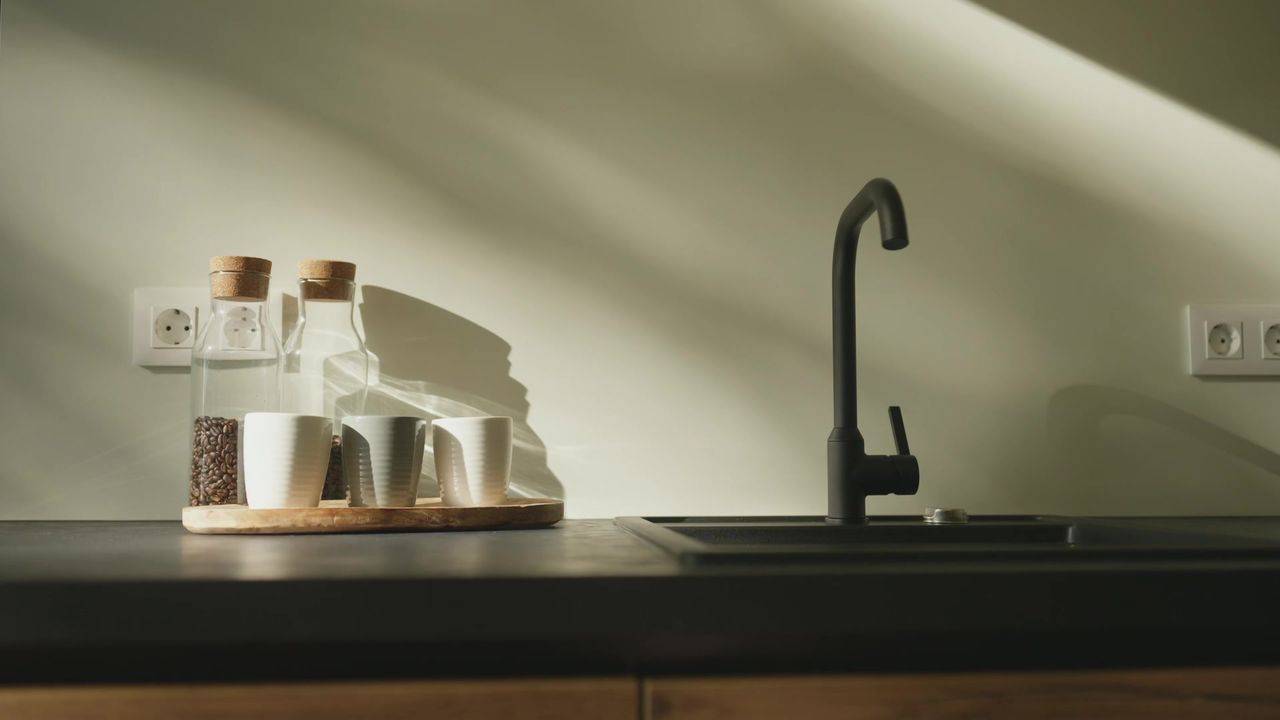 Keukendetail in de Silva, ochtendlicht